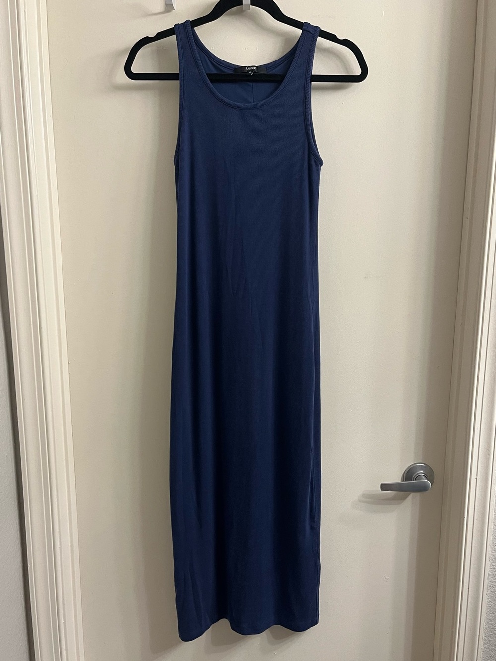 Quince Tencel Ribbed Midi Dress Size Small - Picture 3 of 10